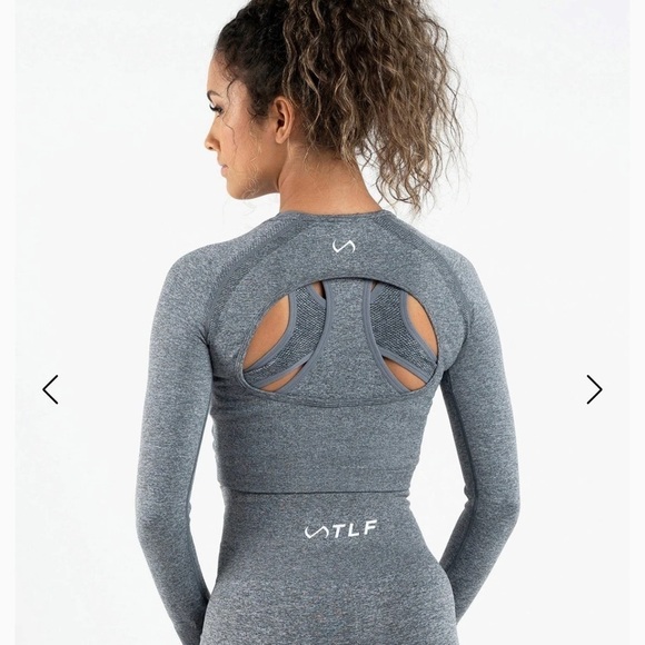 TLF React Seamless Long Sleeve Crop Top - Picture 2 of 6